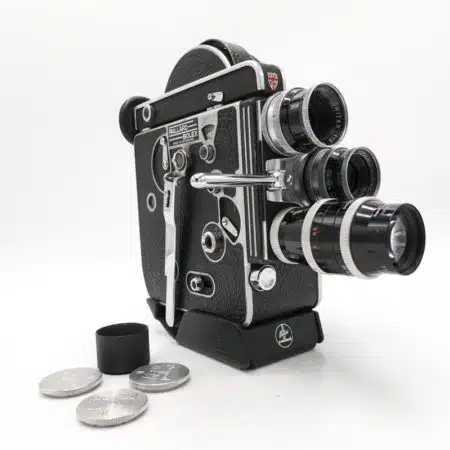 Camera Crate, Bolex Polaroid 16mm film camera